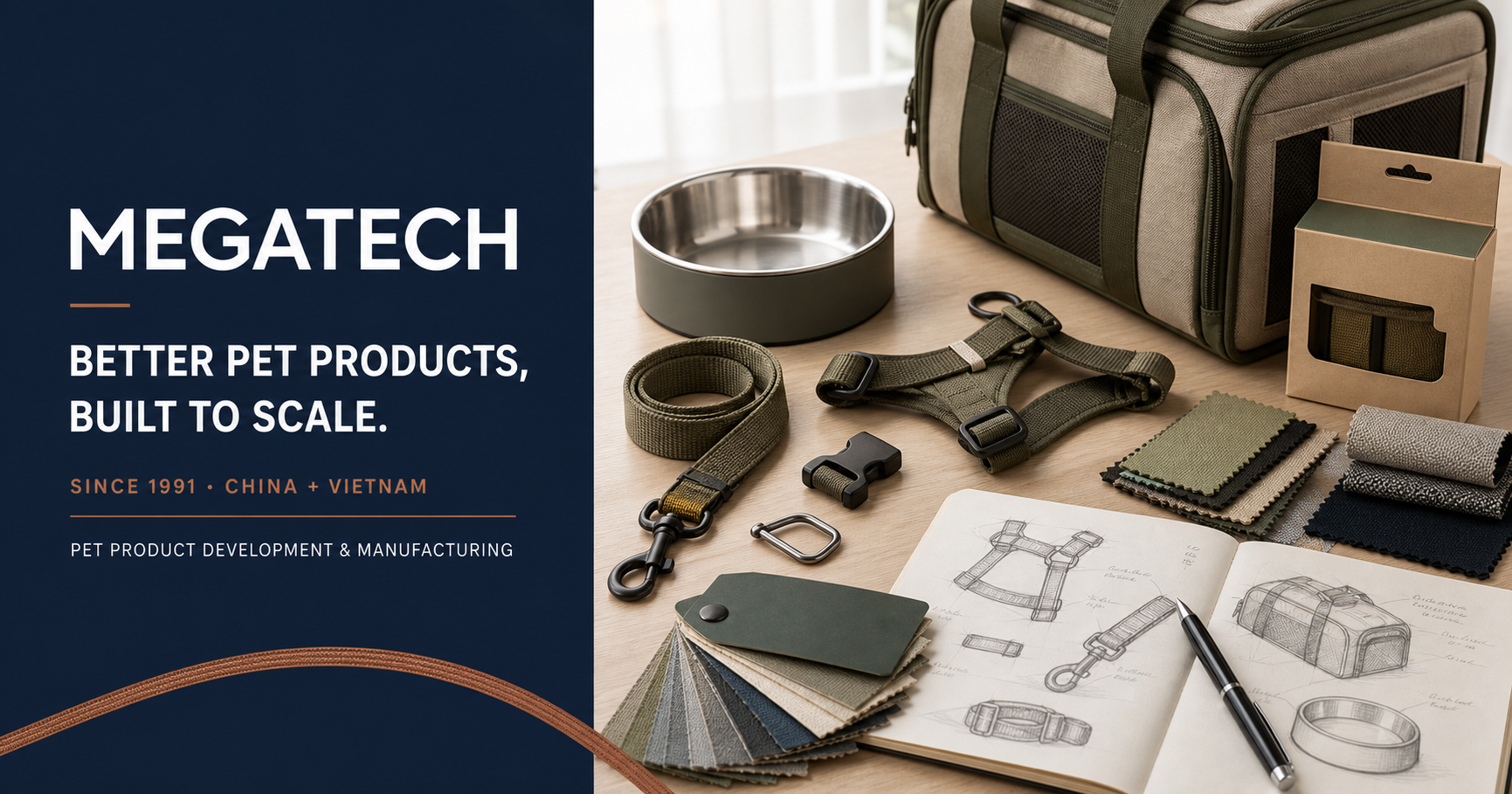 MEGATECH pet product development worktable